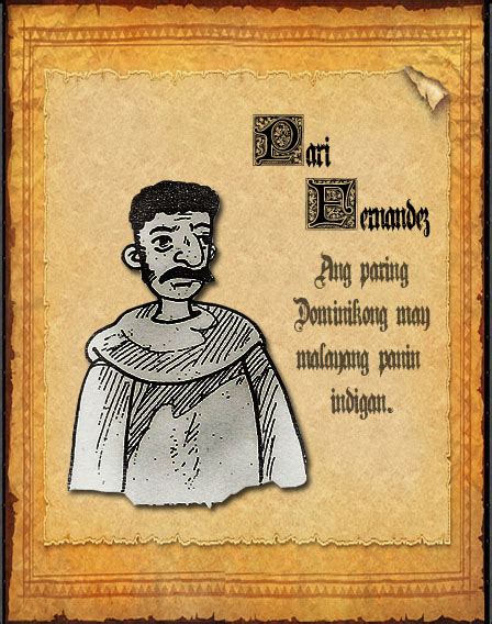 padre fernandez|El Filibusterismo Characters .